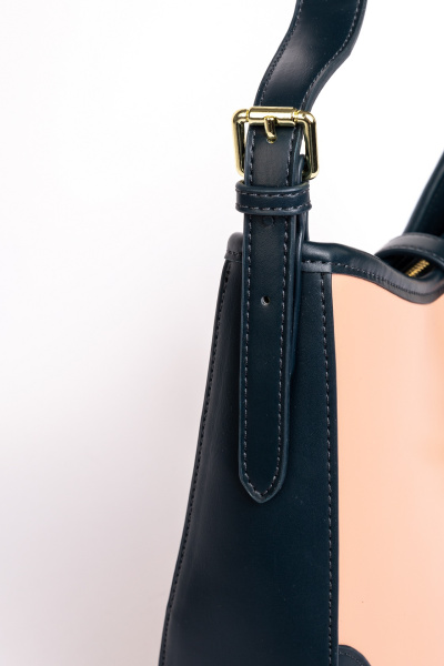 428-57 238 Сумка хобо женская экокожа VERSSE темно-синий