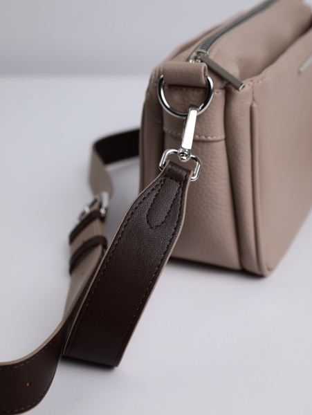 фото 460-74 550330 Сумка кросс-боди женская экокожа Ludor бежевый