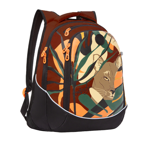 фото 386-07 RD-146-2 Рюкзак для девочки Grizzly бордовый