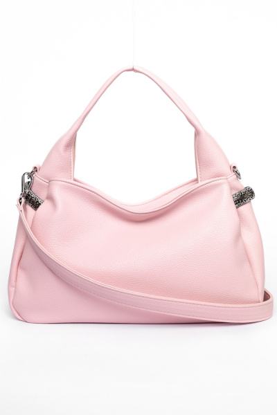 442-52 5250 Сумка хобо женская экокожа Safenta розовый