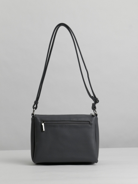 фото 455-90 550207 Сумка кросс-боди женская экокожа Ludor серый