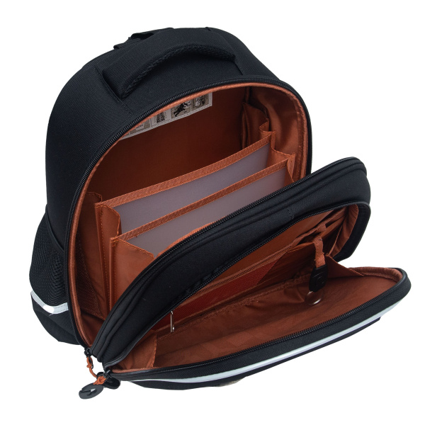 фото 426-87 RAZ-487-4 Ранец для мальчика Grizzly черный