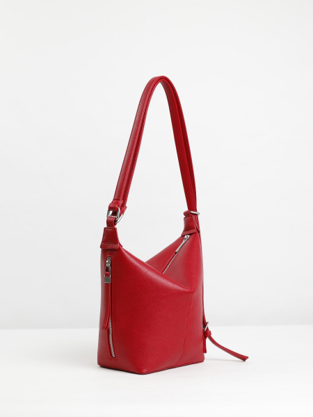 фото 456-25 550287 Рюкзак женский экокожа Ludor красный