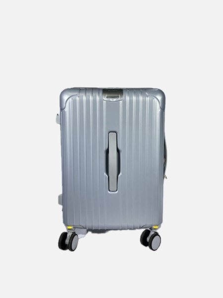 фото 446-82 2/2 ГВдлин.ручк Чемодан пластиковый PREMIUM серый