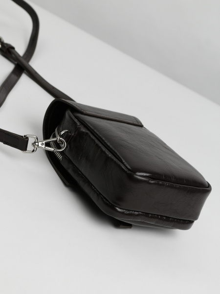 фото 454-74 788масло Сумка кросс-боди женская натуральная кожа Ludor темно-коричневый