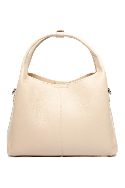 443-97 98298 Сумка тоут женская натуральная кожа Safenta молочный