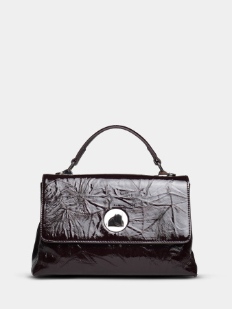 452-07 66-19масло Сумка стракчэд женская натуральная кожа Ludor темно-коричневый