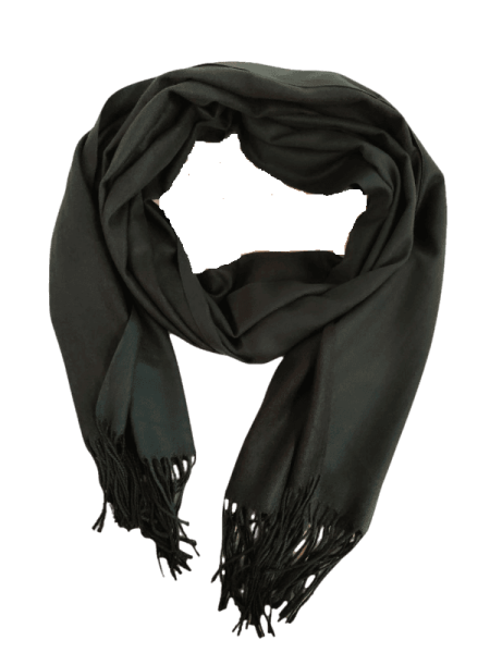 фото 413-27 870199 2-х стор Палантин  темно-зеленый