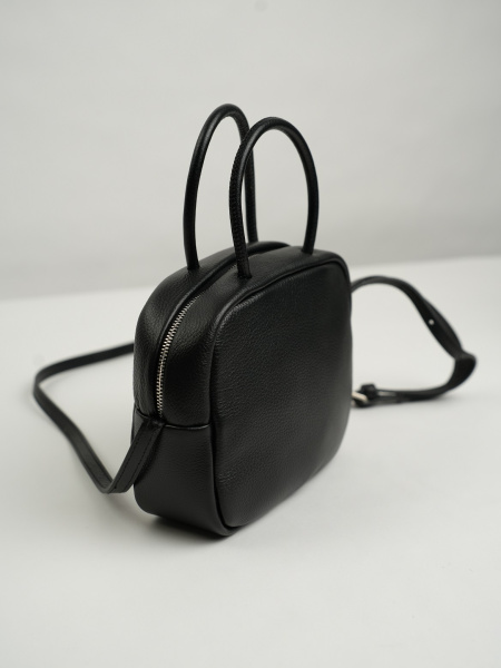 фото 454-59 80207 Сумка кросс-боди женская натуральная кожа Ludor черный