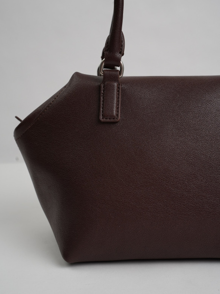 454-88 HR68935 Сумка тоут женская натуральная кожа Ludor темно-коричневый