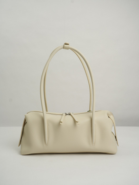 454-80 ХА2030 Сумка тоут женская натуральная кожа Ludor бежевый