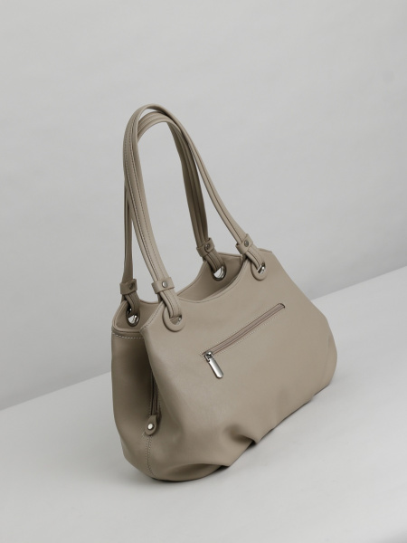 456-29 550230 Сумка доум женская экокожа Ludor бежевый