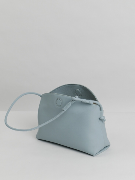 фото 456-62 8836 Сумка кросс-боди женская натуральная кожа Ludor голубой