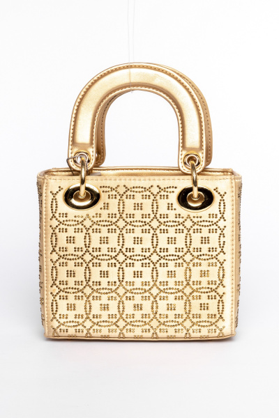 436-79 GD012405122 Сумка стракчэд женская экокожа Chrisbella золотой