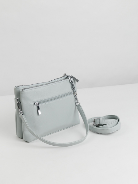 фото 457-15 28147 Сумка кросс-боди женская экокожа Safenta светло-зеленый