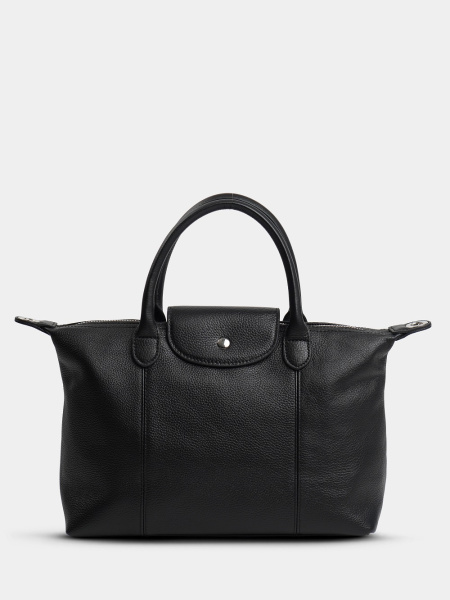 454-15 2406 Сумка тоут женская натуральная кожа Ludor черный