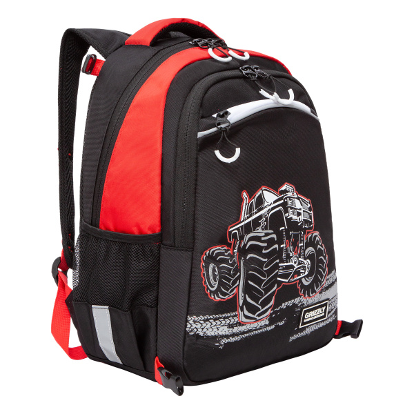 фото 380-80 RB-258-1 Рюкзак молодежный Grizzly черный