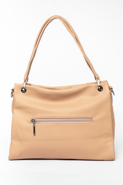 434-04 666 Сумка тоут женская экокожа Ludor бежевый