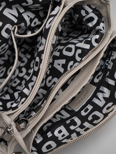 447-00 18045 Сумка кросс-боди женская натуральная кожа Ludor молочный фото 447-00 18045 Сумка кросс-боди женская натуральная кожа Ludor молочный