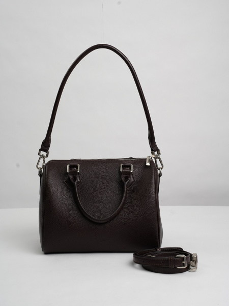 454-68 7726 Сумка доум женская натуральная кожа Ludor темно-коричневый