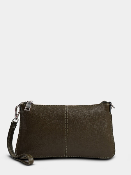 фото 454-28 711 Клатч женский натуральная кожа Ludor хаки