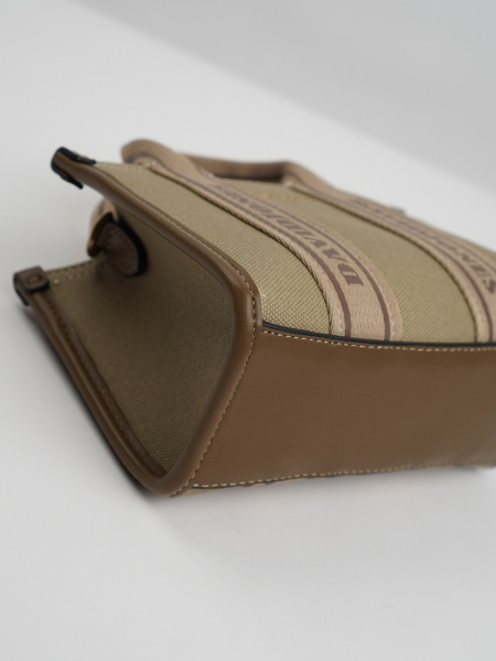 фото 445-46 СМ7459 Сумка кросс-боди женская текстиль David Jones хаки