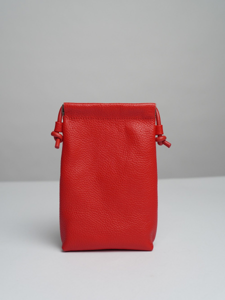 фото 450-69 8027 Сумка кросс-боди женская натуральная кожа Ludor красный