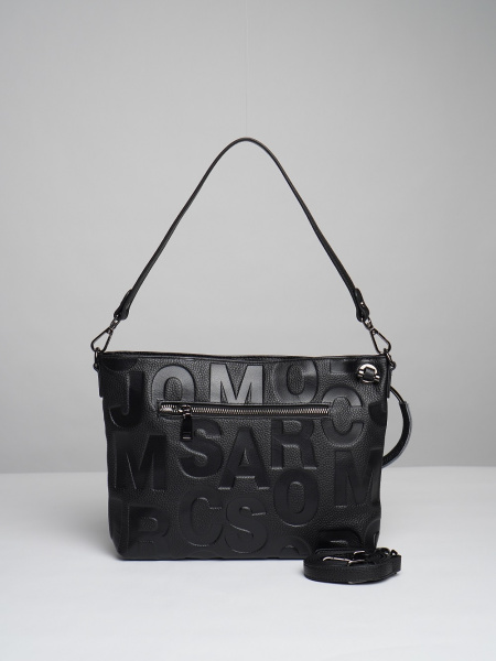 фото 446-68 8119 Сумка кросс-боди женская натуральная кожа Ludor черный