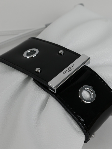 фото 456-95 2131 Клатч женский экокожа Safenta белый