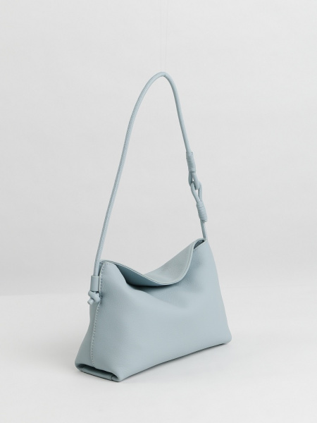 фото 456-62 8836 Сумка кросс-боди женская натуральная кожа Ludor голубой