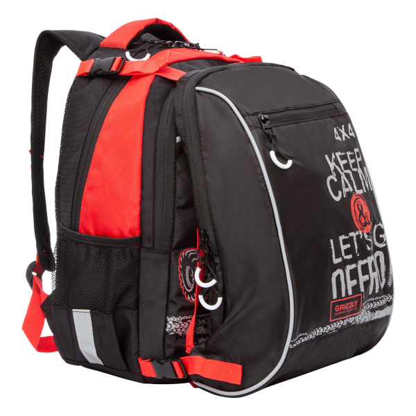 фото 380-80 RB-258-1 Рюкзак молодежный Grizzly черный