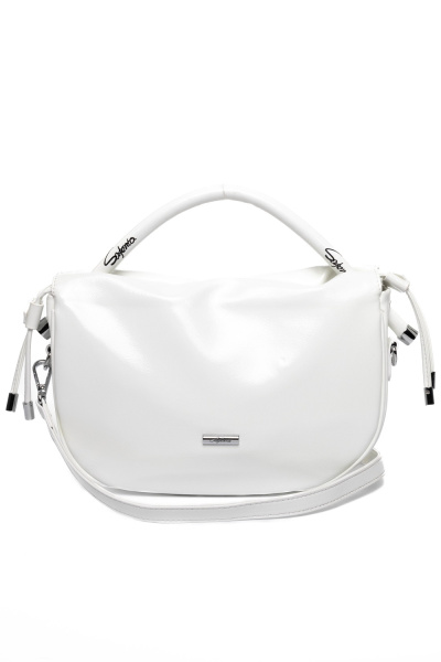 446-56 5277 Сумка кросс-боди женская экокожа Safenta белый фото 446-56 5277 Сумка кросс-боди женская экокожа Safenta белый