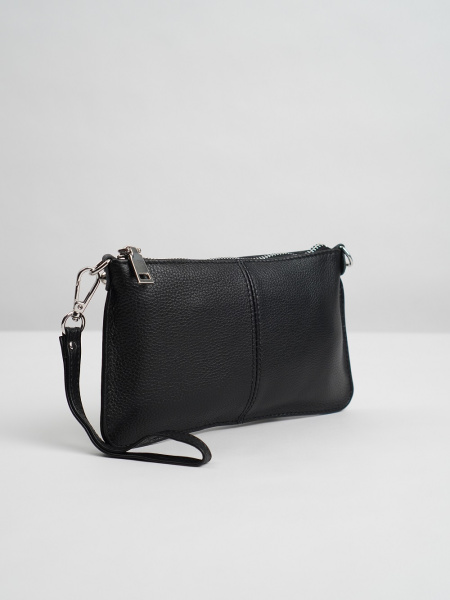 фото 454-34 711 Клатч женский натуральная кожа Ludor черный