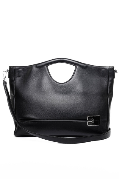 444-06 58168 Сумка тоут женская экокожа Safenta черный 444-06 58168 Сумка тоут женская экокожа Safenta черный