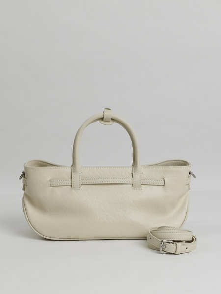 456-71 325 Сумка тоут женская натуральная кожа Ludor бежевый