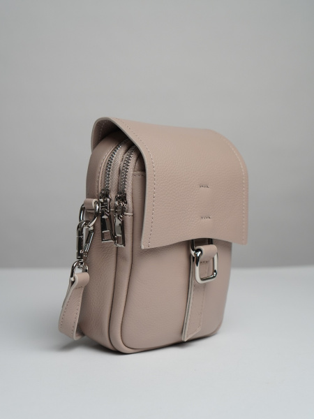 446-93 788 Сумка кросс-боди женская натуральная кожа Ludor бежевый фото 446-93 788 Сумка кросс-боди женская натуральная кожа Ludor бежевый