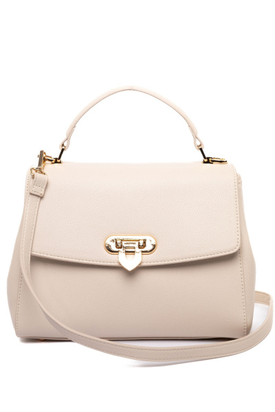 445-82 СМ7125 Сумка стракчэд женская экокожа David Jones молочный