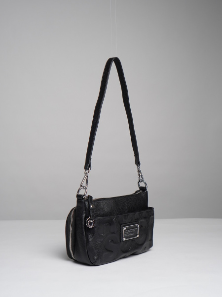 фото 451-27 6003 Сумка кросс-боди женская натуральная кожа Ludor черный