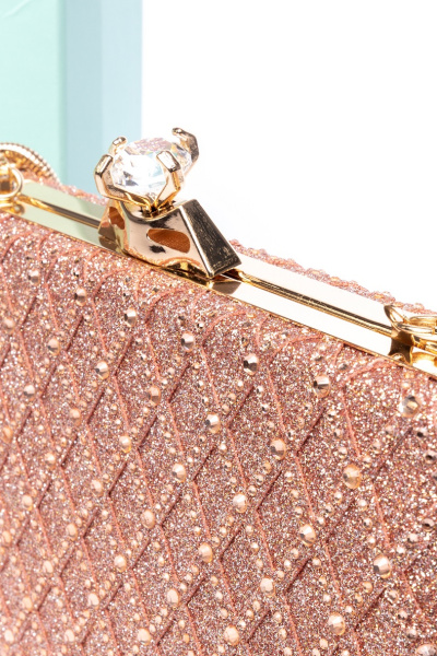 фото 432-55 ts032403001 Клатч женский экокожа Chrisbella розовый