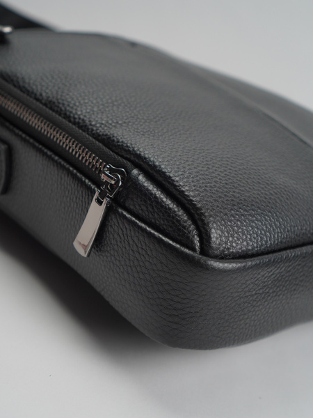 фото 453-71 1124-3 Сумка кросс-боди мужская натуральная кожа DE-GOSA черный