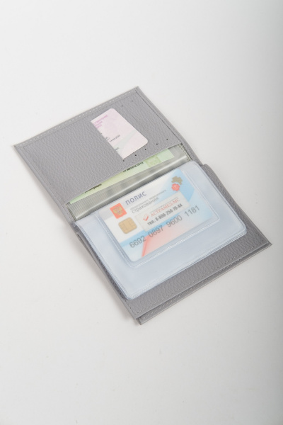 фото 399-20 ВП 125 Обложка для документов DE-GOSA серый