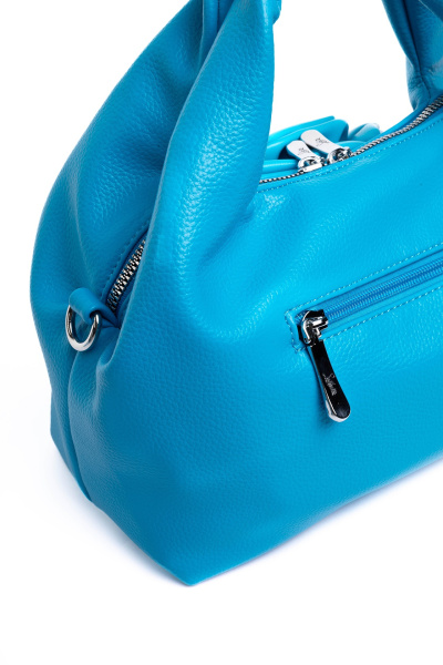 443-83 5151-2 Сумка хобо женская экокожа Safenta голубой