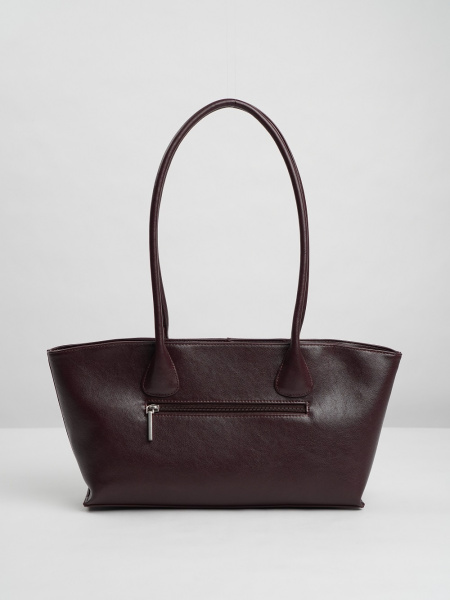 455-41 550239 Сумка тоут женская экокожа Ludor бордовый