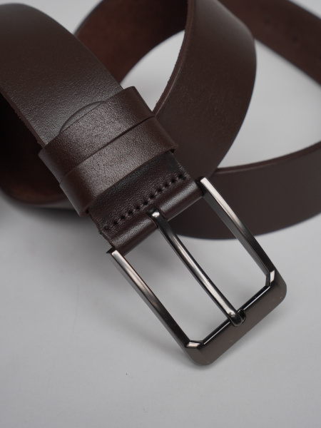 фото 453-09  Ремень мужской DG коричневый