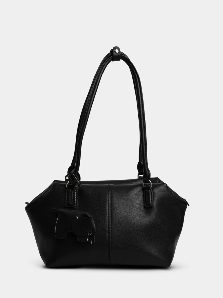 454-88 HR68935 Сумка тоут женская натуральная кожа Ludor темно-коричневый