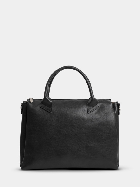 455-34 550258 Сумка тоут женская экокожа Ludor темно-серый