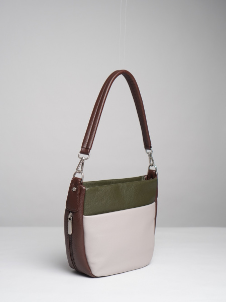 фото 451-36 550231 Сумка кросс-боди женская экокожа Ludor темно-коричневый