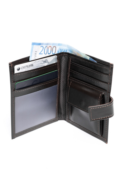 фото 435-95 БВ150л Обложка для документов DE-GOSA коричневый