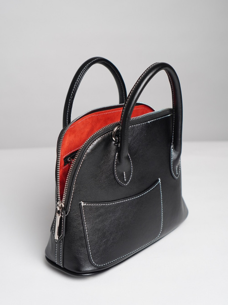 451-32 550243 Сумка доум женская экокожа Ludor черный