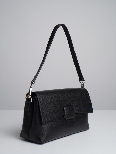 фото 453-36 6016-1 Сумка кросс-боди женская натуральная кожа Ludor черный